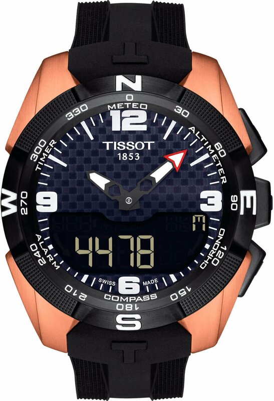 Наручные часы TISSOT Швейцарские мужские часы-хронограф Tissot T-Touch Exper Solar Tour De France 2019 Special Edition T091.420.47.207.04 с гарантией