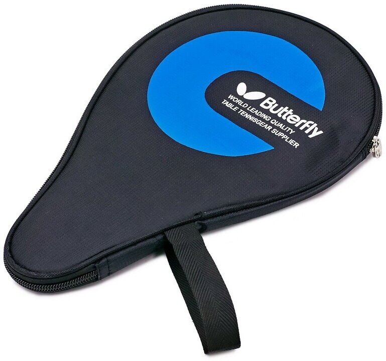 Чехол для ракеток формованный Butterfly Racket Case, Black/Blue