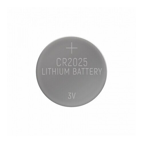 Батарейка GBAT-CR2025 кнопочная литиевая (таблетка 2025) (блистер 5шт) батарейка космос cr2025 5