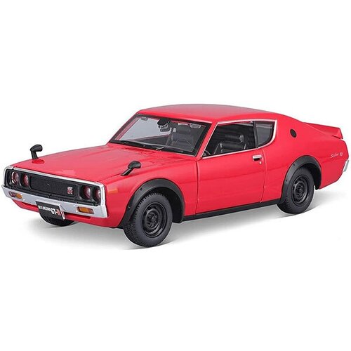 Машинка сборная металлическая Maisto KIT 1:24 1973 Nissan Skyline 2000GT-R 39528 машинка maisto 32539 1 24 design tokyo mod nissan skyline 2000gt r 1973 kpgc 110