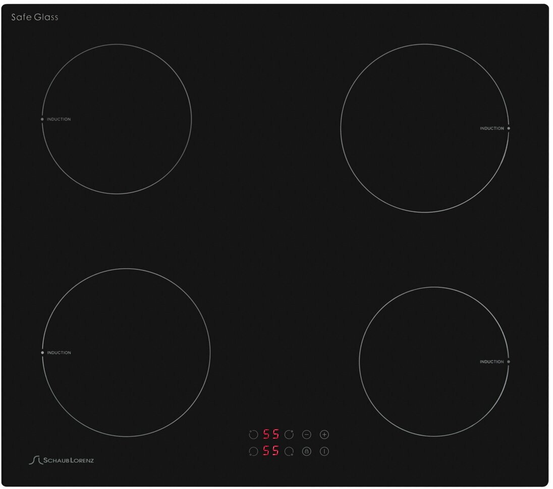Индукционная варочная панель Schaub Lorenz SLK IY 60 T5, 60см, стеклокерамика, таймер