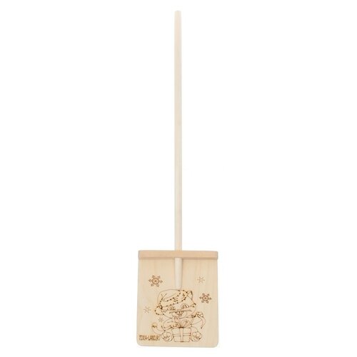 Лопата деревянная Лесная мастерская Веселый котик, для детей песочный набор лопата деревянная весёлый котик 1 шт