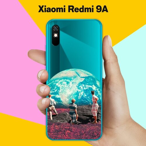 Силиконовый чехол Вид на Землю на Xiaomi Redmi 9A пластиковый чехол питер вид 5 на xiaomi redmi 3 сяоми редми 3