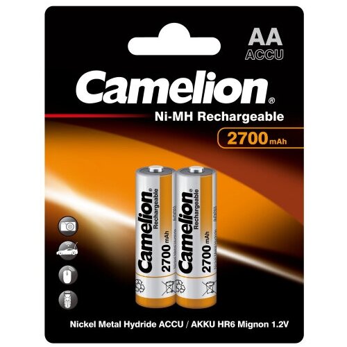 Аккумулятор Camelion AA LR6 2700 mAh (уп 2 шт)