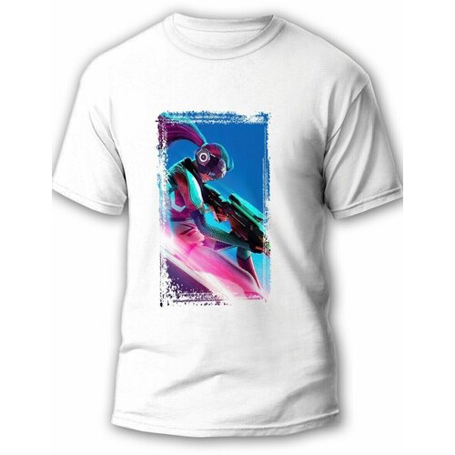 фото Футболка, размер xs, белый будь на стиле