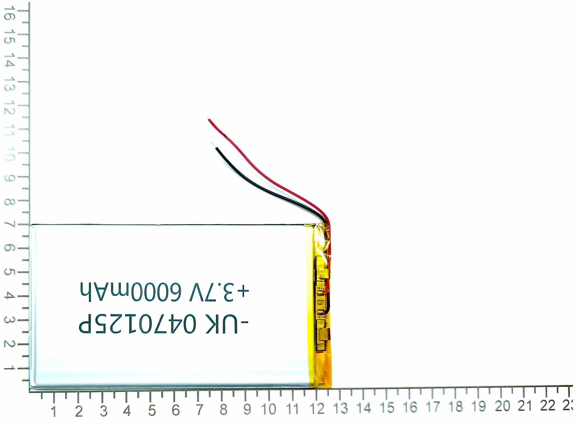 Аккумулятор для планшета универсальный 3.7v 6000mAh 4x70x125 / литий-полимерный /