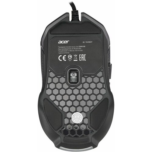 Мышь Acer OMW160 игровая оптическая проводная USB черный zl mceee00q 196000₽