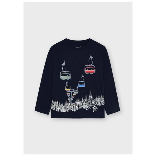 фото Лонгслив mayoral, размер 104, синий