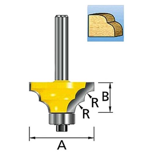 Фреза двухкромочная 31,8х14,28х8х32х2Т Makita D-11411