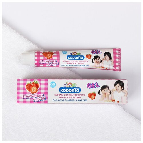 Детская зубная паста KodomoToothpaste for Children- со вкусом клубники, 40 г