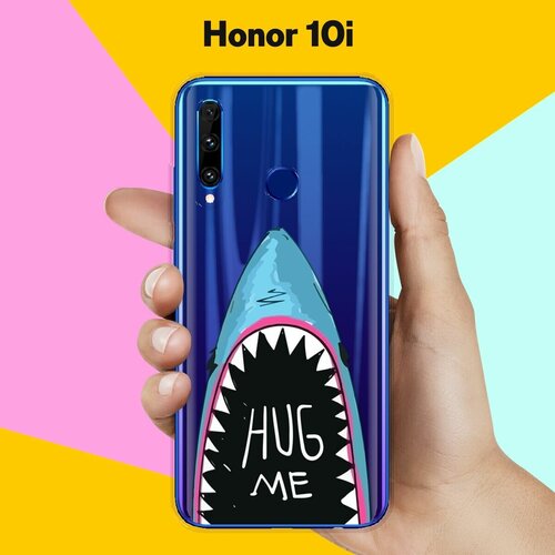 Силиконовый чехол Акула на Honor 10i силиконовый чехол на honor 10i фиолетовые цветы для хонор 10 ай