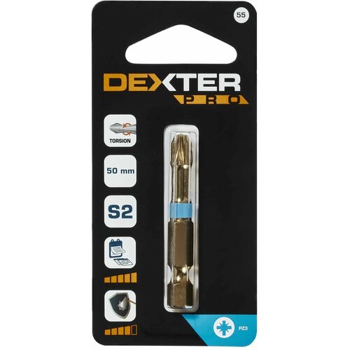 Бита крестовая Dexter Pro XM55DP-1 PZ3x50 мм