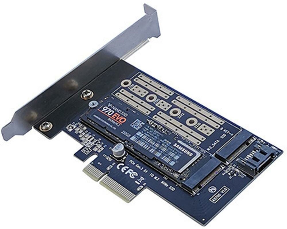 Адаптер AGESTAR PCI-E для SSD M2 AS-MC02