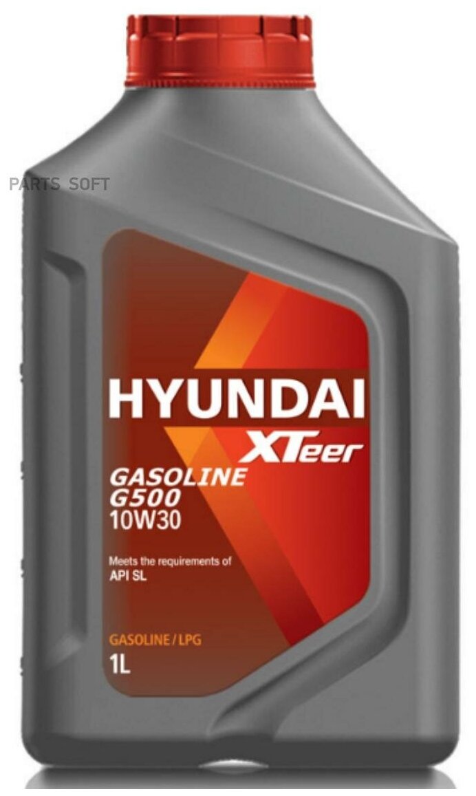 Полусинтетическое моторное масло HYUNDAI XTeer Gasoline G500 10W-30