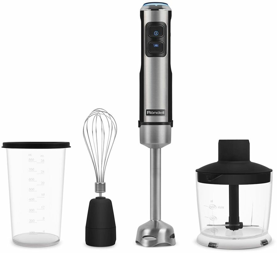 фото Блендер Rondell 1300-RE-01, погружной, серебристый