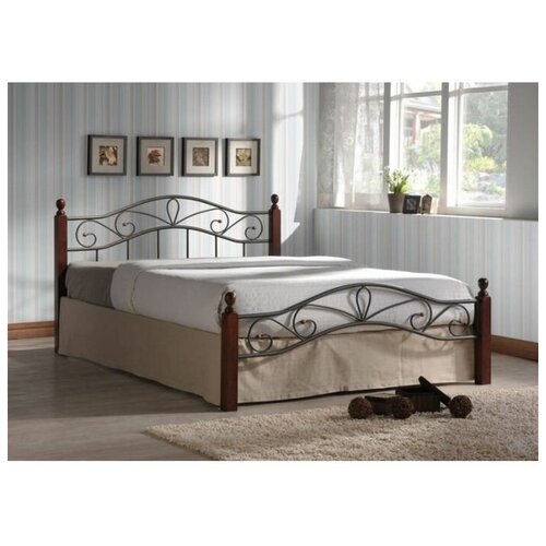 Кровать Глэдис М (140х200) (черный)