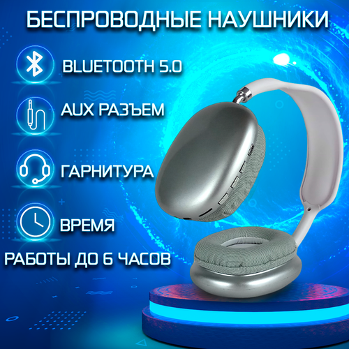 Беспроводные полноразмерные наушники Tonatic P9 белые 110000₽