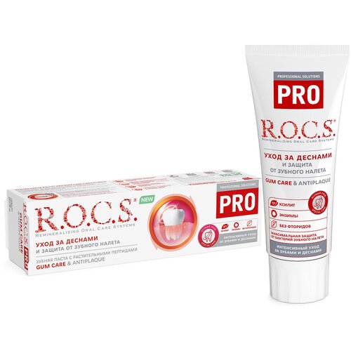 Зубная паста R.O.C.S. Pro Gum Care & Antiplaque, 60 мл