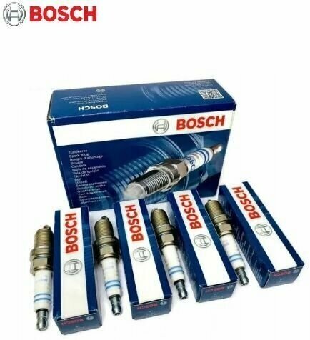 Свечи зажигания Bosch 0242235663 / WR7DC+ / Комплект 4шт