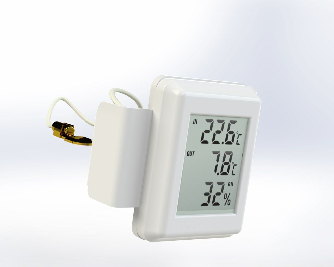 Электронный Термогигрометр оконный SKF - фотография № 2
