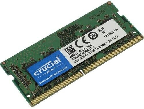 Модуль памяти Crucial Basics Laptop CT8G4SFS832A