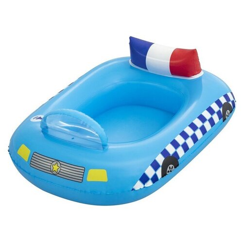 лодочка надувная bestway утенок с динамиком 34151 Лодочка надувная Funspeakers Police Car Baby Boat 97 x 74 см, со встроен. динамиком 34153