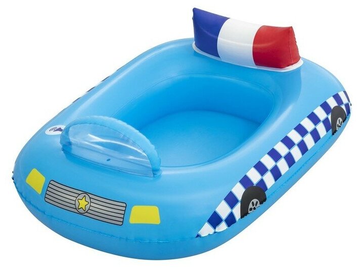 Лодочка надувная Funspeakers Police Car Baby Boat 97 x 74 см, со встроен. динамиком 34153