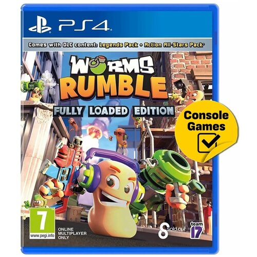 Worms Rumble - Fully Loaded Edition (PS4, русские субтитры) worms rumble new challenger pack