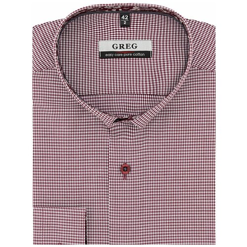 футболка джей ло z 100 b jlo черный 44 Рубашка GREG, размер 174-184/44, красный
