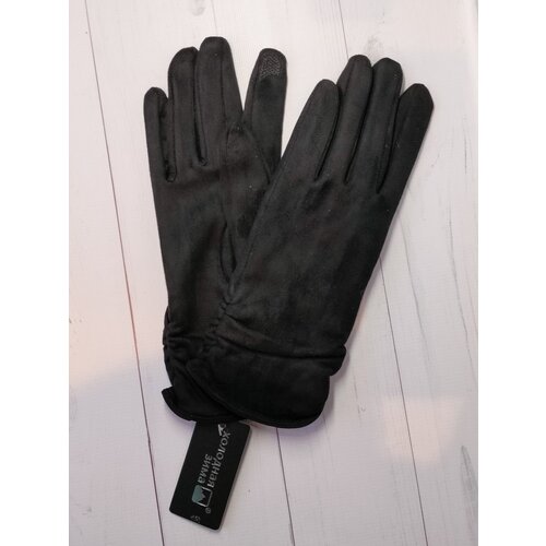 Перчатки , демисезон/зима, сенсорные, утепленные, размер OneSize, черный