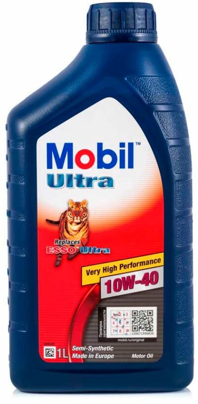 Масло моторное MOBIL ULTRA 10W40 1л