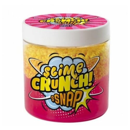 SLIME S130-42 Игрушка Crunch-slime Ssnap с ароматом клубники 450г