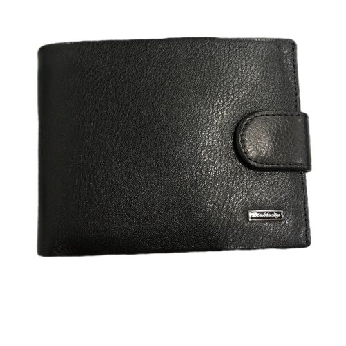фото Кошелек мужской портмоне черный кожаный doublecity