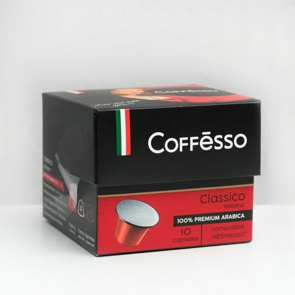 Кофе молотый Coffesso Classico Italiano, 10 капсул - фото №6