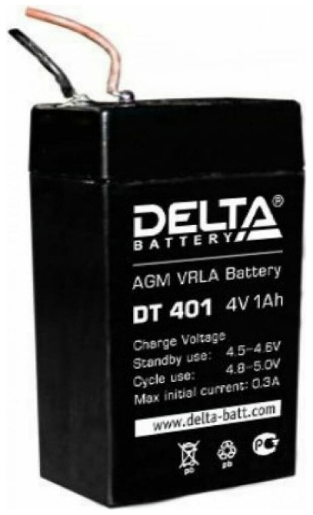 Аккумулятор DELTA BATTERY DT 401
