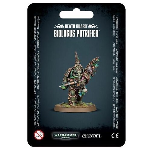 Модель для сборки Warhammer 40000 Death Guard: Biologus Putrifier модель для сборки warhammer 40000 death guard biologus putrifier