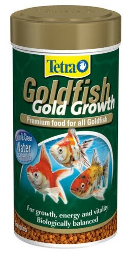 Корм для рыб Tetra Goldfish Gold Growth 250мл шарики - фотография № 7