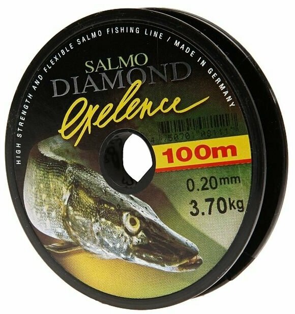 Монофильная леска для рыбалки / рыболовная DIAMOND Exelence (Salmo), 100м, 0.40мм