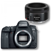 Фотоаппарат Canon EOS 6D Mark II Kit EF 50mm f/1.8 STM, черный