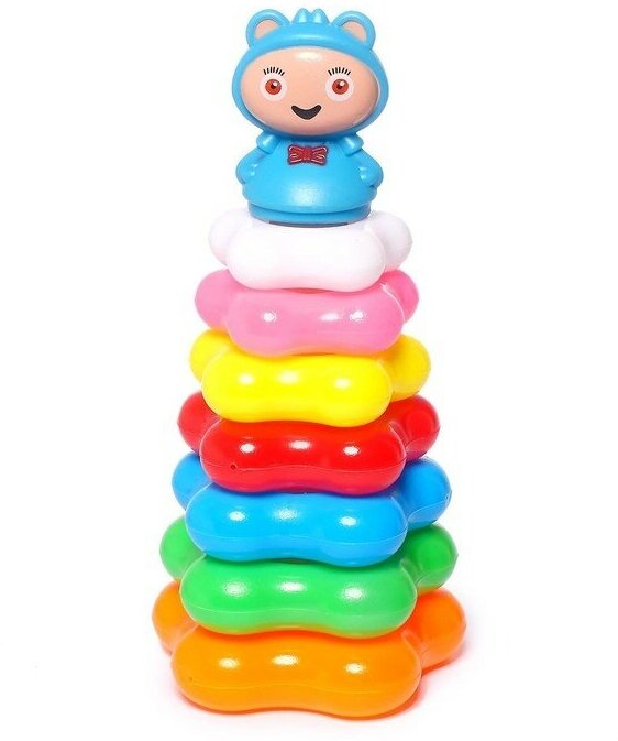 Пирамидка «Карапуз», 7 колец