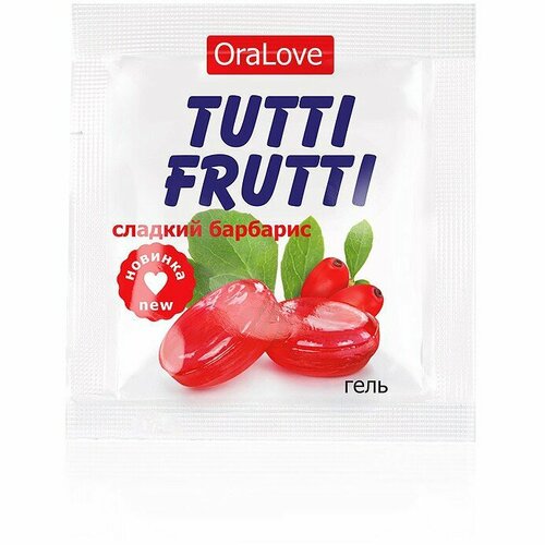 Гель TUTTI-FRUTTI сладкий барбарис одноразовая упаковка 4г