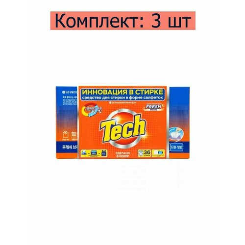 Fresh Breeze Средство для стирки в листахTech, 20 шт. в упаковке, 3 уп