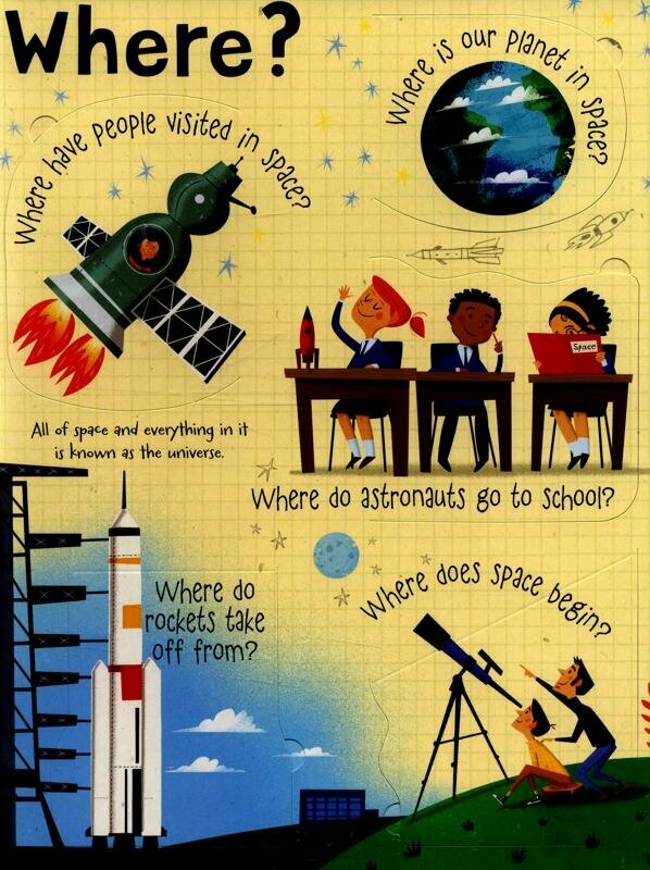Lift-the-flap Questions and Answers about Space - фото №4