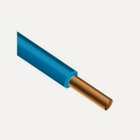 Изображение товара Провод электрический одножильный ПуВнг(A)-LS 1х2,5 мм2 Синий 20м, кабель силовой, медь