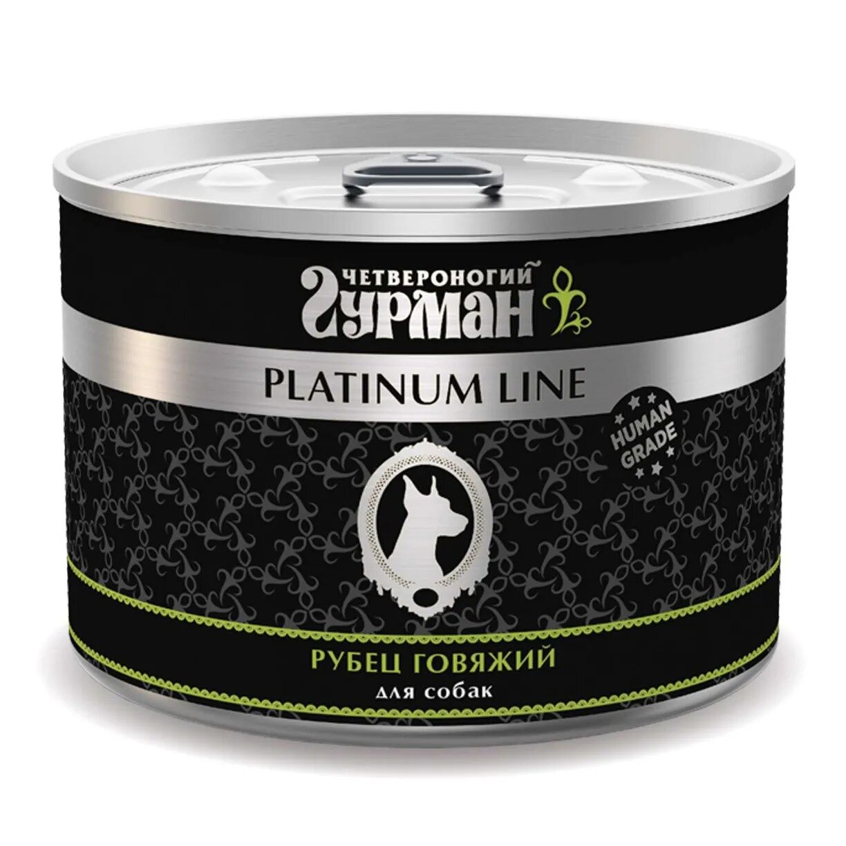 Четвероногий гурман Platinum Line Рубец говяжий в желе Корм влаж. д/собак конс.525г