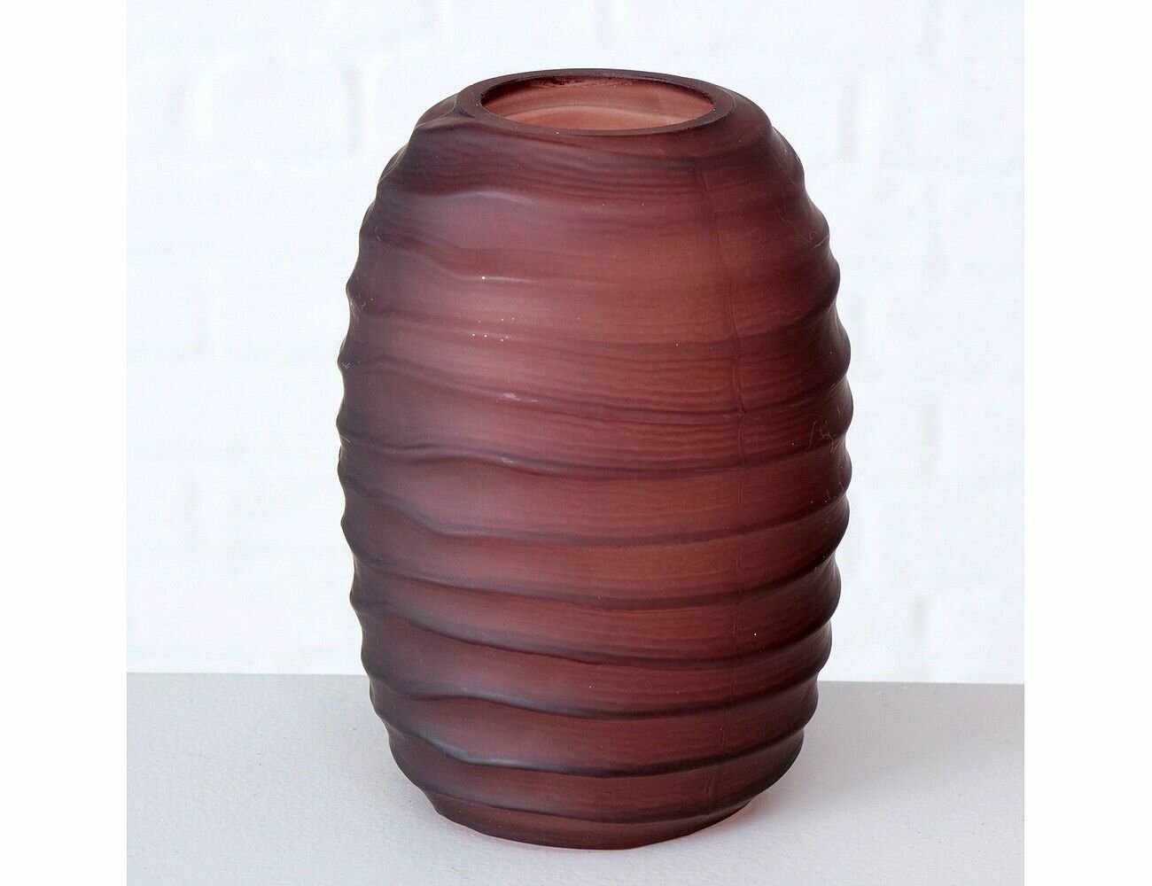 Стеклянная ваза, 16 см — фото 1