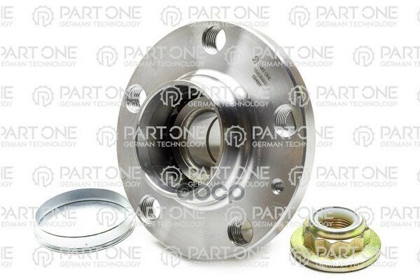 Ступица колеса rear, VW POLO 01>, SKODA FABIA 99>, SEAT IBIZA 98>, d=120mm, with ABS PART-ONE арт. 1BK068H