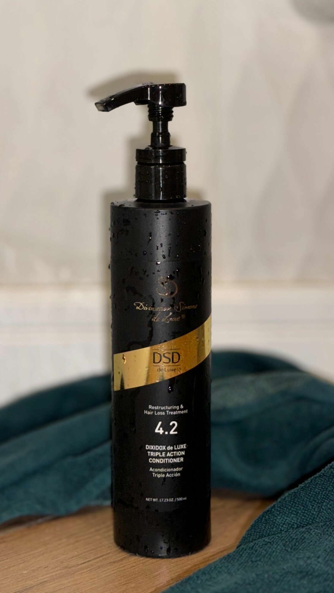 DSD DeLuxe Кондиционер для волос Restructuring and Hair Loss Treatment Triple Action тройного действия, 4.2 500 мл — фото 1