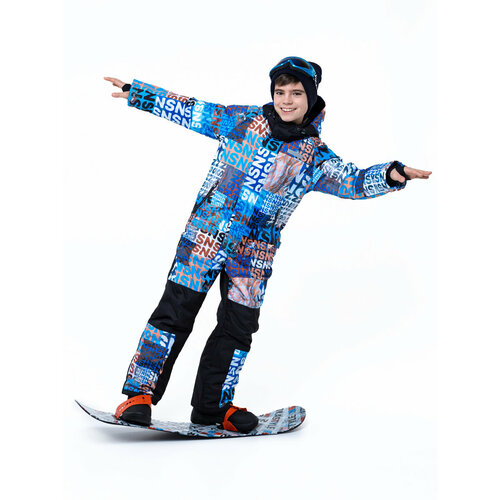 фото Комбинезон nikastyle 8з2924, размер 164-84, синий