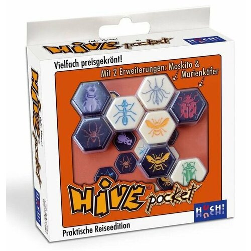 Настольная игра Hive Pocket (Улей дорожная версия) на иностранном языке